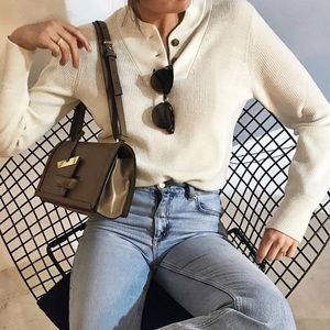 J.W. Anderson Military Long Sleeve Sweater